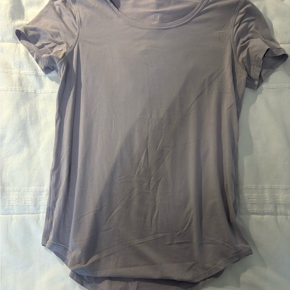 Lululemon Athletica Purple Fitted Short Sleeve T-Shirt